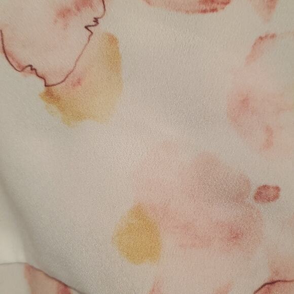 EUC Katherine Feiner Floral Maxi Dress with slit Sz 2 - Picture 7 of 8